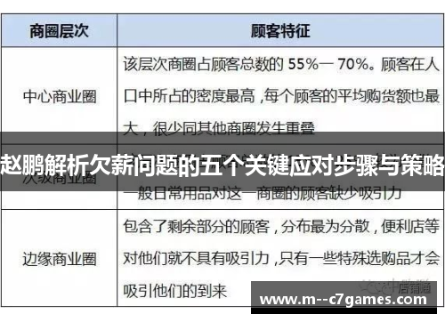 赵鹏解析欠薪问题的五个关键应对步骤与策略